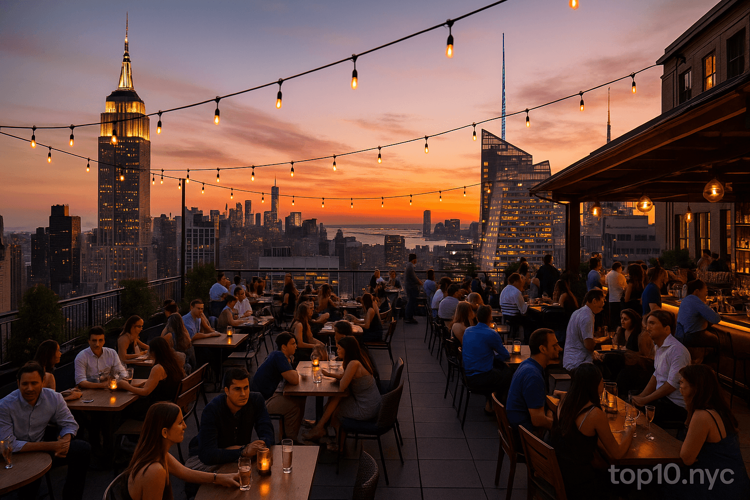 Top 10 Rooftop Bars in NYC for Spring 2025