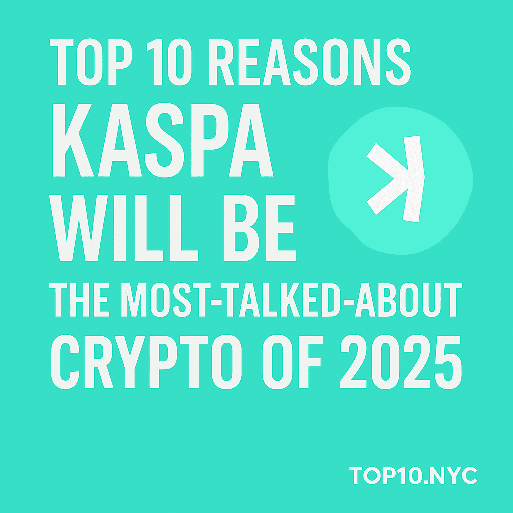 Top 10 Reasons Kaspa Will Be the Most Talked-About Crypto of 2025
